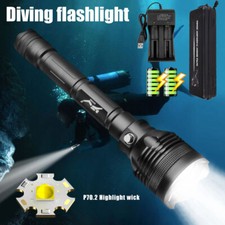 6000-6500K Diving DIY Taucherlampe LED Wasserdicht Unterwasser Taschenlampe