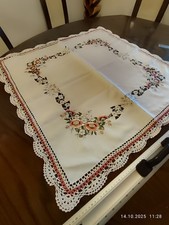 Tischdecke Stickerei Handarbeit