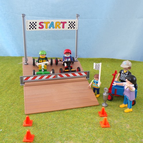 Playmobil kart rennen mit - rennen,
