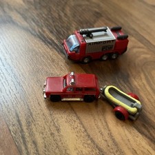 Spur TT Feuerwehr Jepp  original Mit Schlauchbootanhänger + LKW neuwertig 