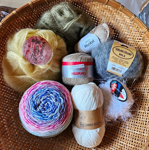 Paket konvolut wolle mohair - konvolut,