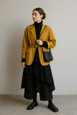 Vintage Ziegenlederjacke