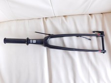 Merida Reacto Carbon Gabel 26" mit Stek-Achse und Hydraulik-Schlauch