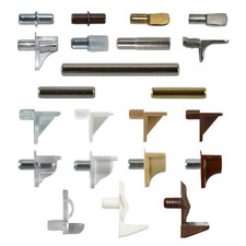 * 5 mm Regalhalterungen Nieten