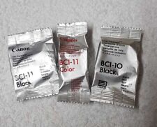 Original-Zubehör-Hersteller Canon BCI-10 BCI-11BK BCI-11C Tintenpatronen schwarz & farbig undatiert
