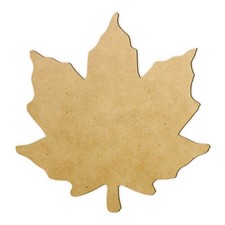 Ahornblatt Deko Holz Wanddeko