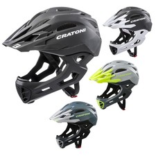 Cratoni C-Maniac Fullfacehelm Fahrradhelm Downhill Freeride Kinnbügel Bikehelm