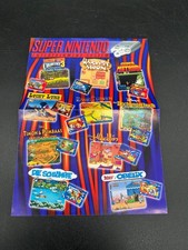 Super nintendo snes flyer - nintendo, /