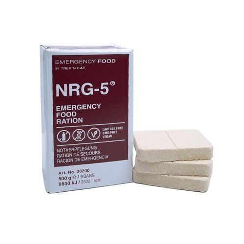 Emergency food nrg - nrg-5, notration