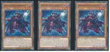 YU GI OH 3x SCHWARZER ZWIELICHTSROSEN RITTER  DOOD-DE005  COMMON 1.AUFLAGE