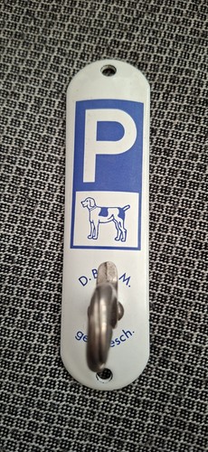 Hunde parkhaken emaille - hunde,