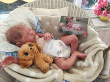 Reborn Baby LAURA, Bonnie Brown, mit Zertifikat - supersüss!!!❤️❤️