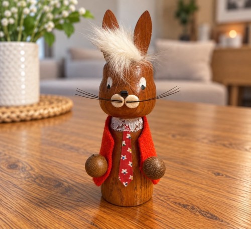 Vintage osterhase holz cm - holz, 13,2