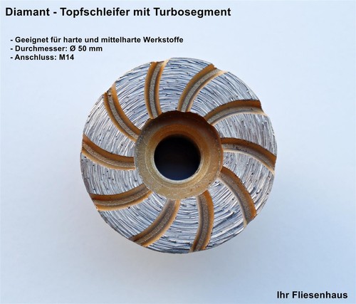 Diamant turbo topfschleifer - turbo,