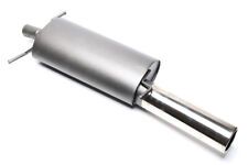 Sportauspuff Stahl 1x90mm rund gebördelt passend für VW Golf 1 Cabrio Typ 155