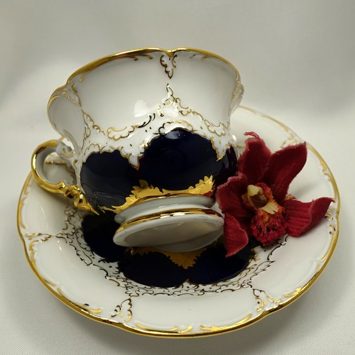 Meissen tasse untertasse - meissen,