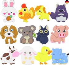  12 STK Tier Magnete Kinder