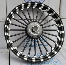 Für Royal Enfield Classic 350 500 Vorne und Hinten 24 Speichen Alufelgen Paar