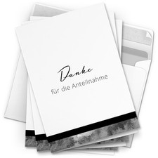 Trauer Danksagung Set 10
