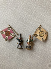 2x Zinnfigur 3 cm - Preußen