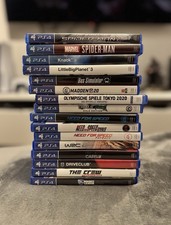 Großes PS4-Spielebundle, 16 Titel, incl. Spider-Man, Need for Speed usw.