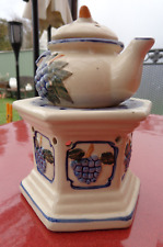 Duftlampe  Luftbefeuchter  Stövchen mit Kanne gemütlich Ofen