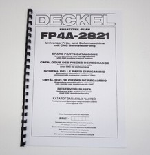 Ersatzteilplan Deckel Fräsmaschine FP4A 2821