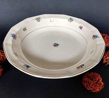 Nostalgische Schüssel  Sarreguemines France Gold Streublümchen Shabby Brocante