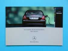 Prospekt / Katalog / Broschüre - Mercedes W211 E-Klasse - E 200 NGT - 09/03