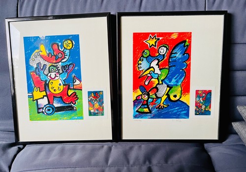 Otmar alt kunstdruck set - set, mit