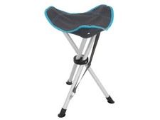 EUROTRAIL Camping-Hocker Dreibein Angelsitz Tragbarer Faltbarer Camping-Stuhl