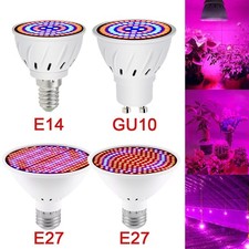 E27/GU10/E14 LED Pflanzenlampe Vollspektrum Glühbirne Grow Lampe Wachstumslamp