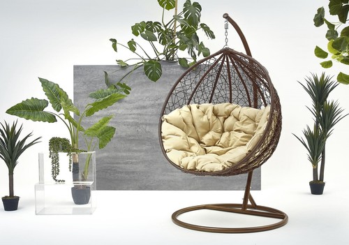 Polyrattan hängesessel - polyrattan,