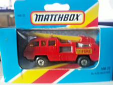 Matchbox  ©  Blaze Buster  1976   MB22-C   OVP-Blister  Feuerwehr  ungeöffnet