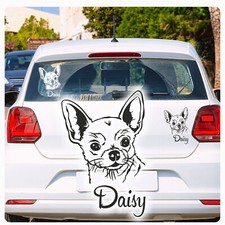 Auto aufkleber chihuahua name - chihuahua,