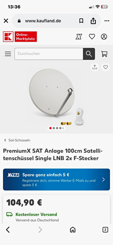 Premiumx satellitenschüssel - premiumx,