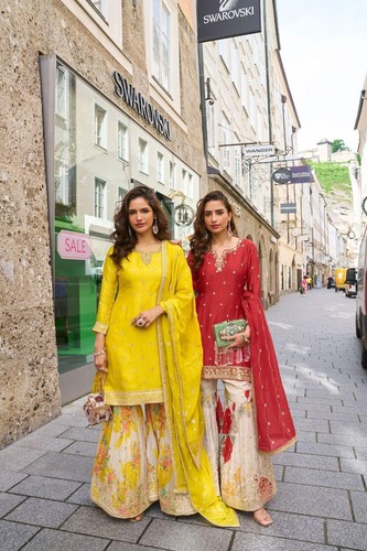 Gulkayra sharara anzug indisch - gulkayra,
