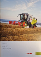 CLAAS  LANDMASCHINEN  PROSPEKT  MÄHDRESCHER  EVION 450 430 410  NEU