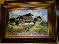 Vintage Öl Gemälde von dem