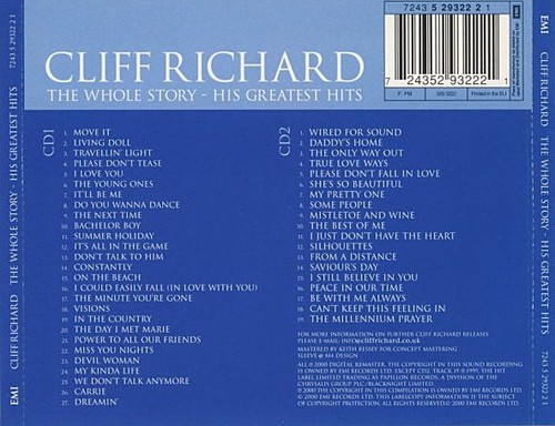 Cliff richard the whole - richard,