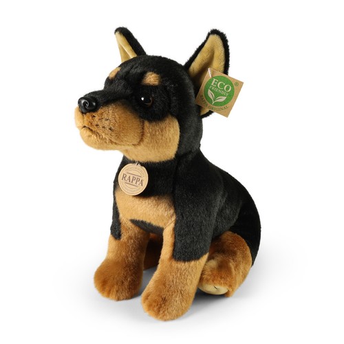 Kuscheltier dobermann sitzend - dobermann,