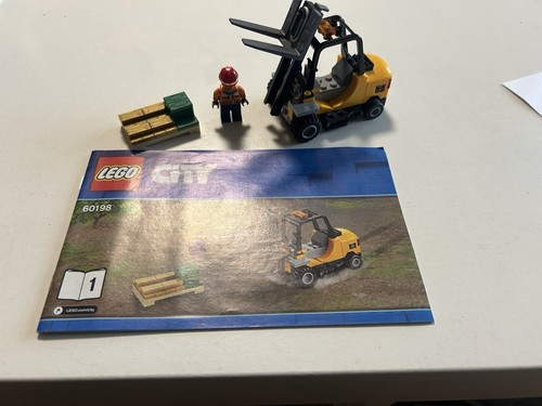 Lego gabelstapler 60198 mit - gabelstapler,