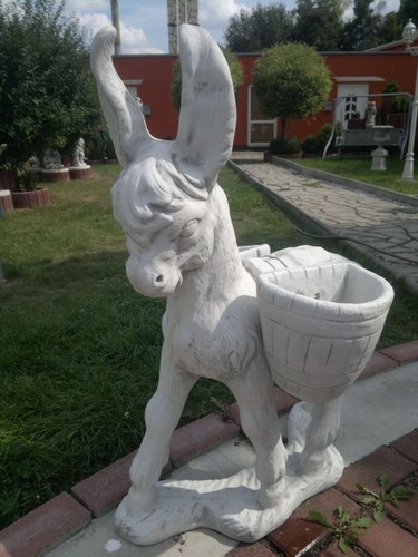 Steinfigur esel cm - steinfigur,