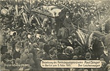 Postcard Death of Paul Singer