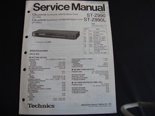 Original Service Manual Technics ST-Z990 ST-Z990L