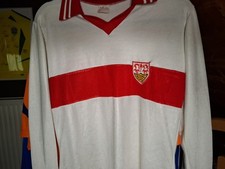 Vintage Fußball Erima Trikot VfB Stuttgart 80er Roter Brustring top Zustand