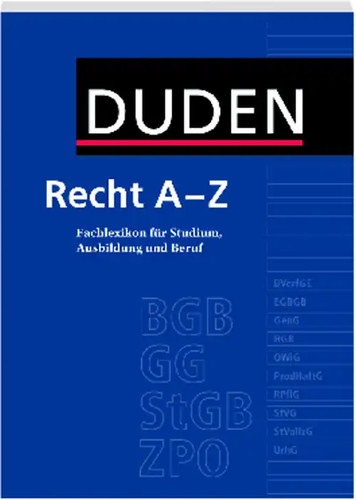 Duden recht z - duden, a