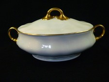 Königszelt Charlotte Mod. 1791 ovale Deckelschüssel Terrine Ragoutschale weiß