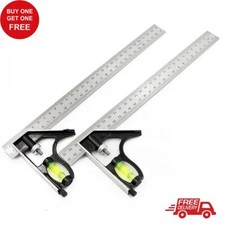 2 Präzise Edelstahl-Messwerkzeuge zum Selbermachen, Hardware Winkel Wasserwaage 12 Zoll