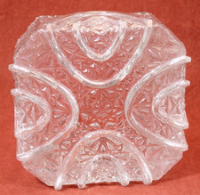 1 x Glas Glasschirm alte Lampe